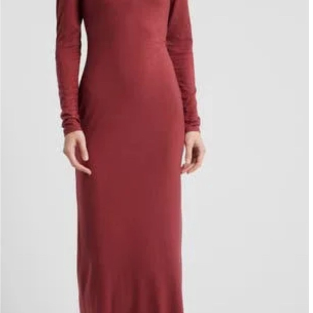 Reformation Tommie Long Sleeve Stretch maxi dress size large - Picture 5 of 7